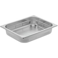 VEGA Contenitore gastronorm 1/2 Premium forato; GN 1/2, 4 l, 32.5x26.5x6.5 cm (LxLxP); argento