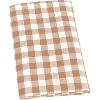 6x ERWIN M. Serviette de table Chatelet ; 40x40 cm (lxL); beige/blanc; 6 pièce(s) / Lot