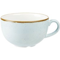 12x Churchill Tazza cappuccino Stonecast Duck Egg; 340 ml, 11x6.5 cm (ØxH); blu chiaro/marrone; rotonda; 12 pz. / Pacco