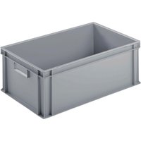Contenitori impilabili EURO chiusi Ringoplast; 44900 ml, 40x60x22 cm (LxLxH); grigio