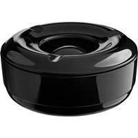 Posacenere antivento Toledo PULSIVA; 14.5x6 cm (ØxH); nero; rotonda; 6 pz. / Pacco