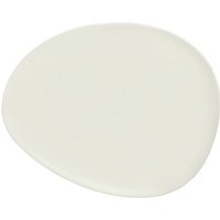 Piatto Opus piano, forma organica VEGA; 26.8x21.5x1.6 cm (LxLxH); avorio; organica; 6 pz. / Pacco