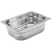 VEGA Bac Gastro GN 1/2 Premium perforé; GN 1/2, 6.1 l, 32.5x26.5x10 cm (LxlxP); argenté