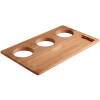 Présentoir à carafes GN 1/1 VEGA; 53x32.5x2.5 cm (LxlxH); chêne