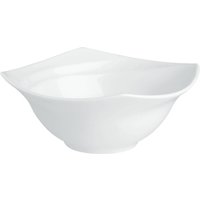 Ciotolina Soria VEGA; 400 ml, 14.5x14.5x6 cm (LxLxH); bianco; quadrata; 6 pz. / Pacco