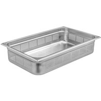 Contenitore gastronorm 1/1 Premium forato VEGA; GN 1/1, 14 l, 53x32.5x10 cm (LxLxP); argento