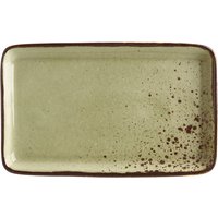 Piatto Palana VEGA; 21x13x2.1 cm (LxLxH); verde lime; rettangolare; 6 pz. / Pacco