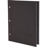 Porta menu Perow A4, con scritta MENU VEGA; A4, 24.4x32.2 cm (LxH); antracite