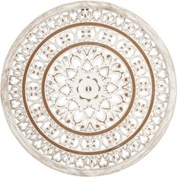 Decorazione da parete Dilma; 64 cm (Ø); naturale/bianco