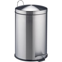 Cestino spazzatura a pedale Gotham PULSIVA; 12000 ml, 25x40 cm (ØxH); argento