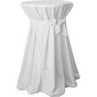 ERWIN M. Copritavolo alto Montréal; 120x135 cm (ØxH); bianco