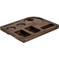 Vassoio bollitore hotel Savo I PULSIVA; 36x29x3.3 cm (LxLxH); faggio wenge; rettangolare