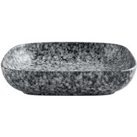 Ciotola Mamaro quadrato VEGA; 1100 ml, 21x21x4.5 cm (LxLxH); nero/bianco; quadrata; 4 pz. / Pacco
