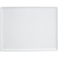 3x VEGA Assiette/plat San Marino; 31x24x2 cm (LxlxH); blanc; 3 pièce(s) / Lot