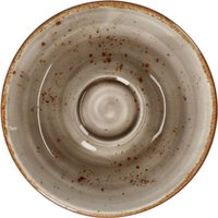 Piattino per tazzina caffè Nebro VEGA; 12.5x1.5 cm (ØxH); grigio; 6 pz. / Pacco