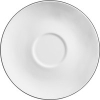 6x VEGA Piattino per tazza cappuccino Bellino; 15 cm (Ø); bianco/nero; rotonda; 6 pz. / Pacco