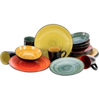 CreaTable Samoa - Servizio combinato da 16 pezzi; multicolore