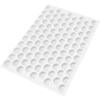 Schneider Placca pasta frolla rotondo, liscio; 58x39x3.5 cm (LxLxØ); bianco