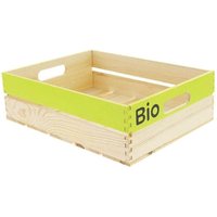 Cagette Bio 40x30x12 cm Prolinea; 30x12x40 cm (lxHxP); vert; 6 pièce(s) / Lot