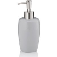Distributeur de savon Landora en céramique kela; 18 cm (H); gris ardoise; rond(e)