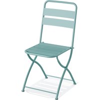 Chaise pliante en métal Breeze Feros; 44x52x87 cm (lxPxH); bleu; 2 pièce(s) / Lot