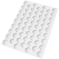Schneider Tapis d'emporte-pièce Trèfle; 58x39x5 cm (LxlxØ); blanc