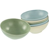 Set bols multi-usages 6 pièces Valencia pastel CreaTable; 0.5 l, 17x6.5 cm (ØxH); multicolore; rond(e); 6 pièce(s) / Lot