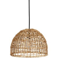 Lampada a sospensione per esterni Cebu PR Home; 24x37x24 cm (LxLxH); beige