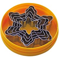 Set di stampi in acciaio Fiocchi di neve Schneider; 2 cm (H); acciaio inox