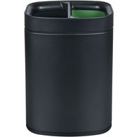CORBY Cestino della Spazzatura Doppio Corby Newport in Nero; 27.2x19.2x36.5 cm (LxLxH); nero