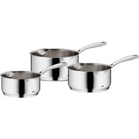 Set di casseruole Flavoria in acciaio inox 18/10, 3 pezzi. kela; argento; rotonda