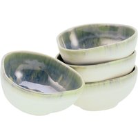4x CreaTable Coupelle 4 pièces Yuki; 0.2 l, 11.5x11.5x11.5x5.5 cm (LxlxØxH); vert/bleu; organique; 4 pièce(s) / Lot