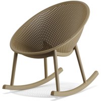 Chaise à bascule Qosy Barths; 66x83x80 cm (lxPxH); sable; 2 pièce(s) / Lot