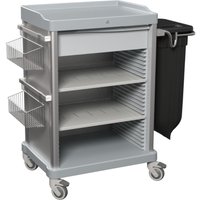 Chariot d'étage multifonctionnel V8 Gris QUATRO; 119x110 cm (lxH); gris