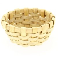 Corbeille à pain ronde Woody Ø16x7 cm Prolinea; 16x7 cm (lxH); beige; 20 pièce(s) / Lot