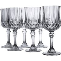 LONGCHAMP ECLAT - 6 pezzi calice da vino rosso 25 cl CreaTable; 250 ml, 7.5x18.5 cm (ØxH); trasparente; 6 pz. / Pacco