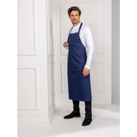 Tablier à bavette Peter Le Nouveau Chef; 100x110 cm (Lxl); bleu