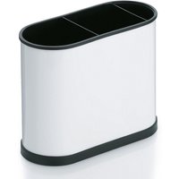 Égouttoir à couverts Benito, métal kela; 22x10x18 cm (LxlxH); blanc; ovale