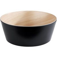 Coupelle et saladier APS; 3.4 l, 26.5x10.5 cm (ØxH); beige/noir; conique; Divers