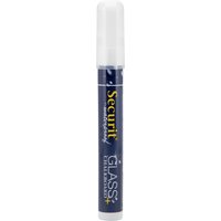 Securit Pennarello a gesso liquido Waterproof Punta obliqua 2-6 mm; 2 cm (L), lunghezza carattere 20 mm; bianco