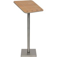 Leggio portamenu & Libro degli ospiti Menu Stand Securit; 54.2x11.4x113.7 cm (LxPxH); marrone