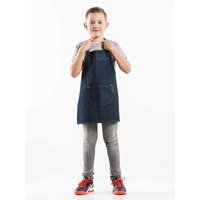 Tablier à bavette Kids Blue Denim l50 - L55 cm Chaud Devant; 55x50 cm (Lxl); denim foncé