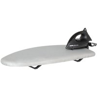 Table de repassage de table Sutton en gris clair avec Sherwood 1200W Dry Iron CORBY; 7x31x77 cm (LxlxH); gris