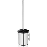 Set da bagno Alor in acciaio inox 18/10 Wandmodell kela; 11.5x45 cm (ØxH); nero