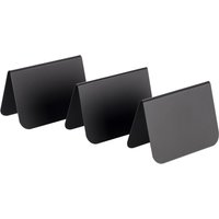 APS Chevalet de table 7,5 x 3,5 cm, H : 5 cm; 7.5x3.5x5 cm (LxlxH); noir