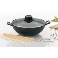 Set wok mini in ghisa, 5 pezzi kela; 1600 ml, 8 cm (H); nero; rotonda