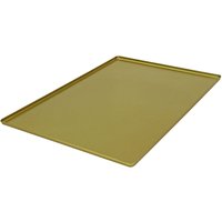 Schneider Vassoio rettangolare in alluminio; 60x40x1 cm (LxLxH); oro; rettangolare