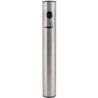 Posacenere da parete - Cromato - Kit di montaggio incluso - 40,5x6 cm Securit; 6x40.5x0.4 cm (LxHxP); argento