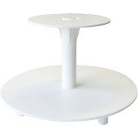Présentoir à gâteaux Schneider; blanc