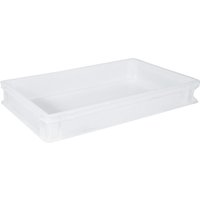 Contenitore per impasto pizza Schneider; 18000 ml, 60x40x9.5 cm (LxLxH); bianco
